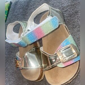 Toddler Girls Cat & Jack Sparkly Sandals Kids Shoes